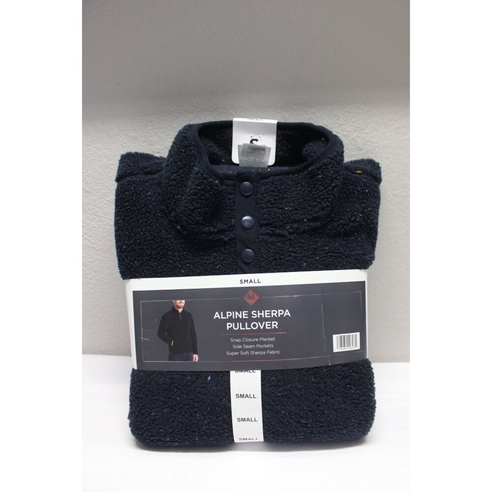 Member's Mark men's‎ snap close alpine sherpa pullover jacket S